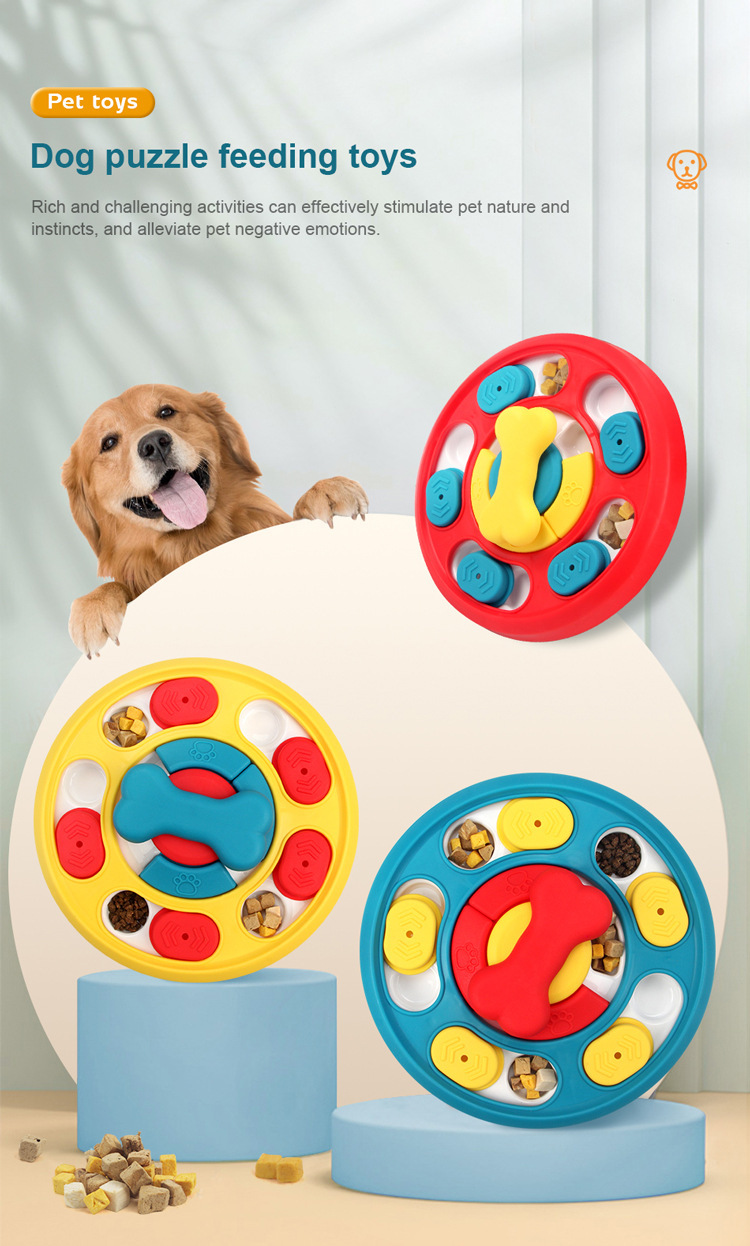  interactive dog puzzle toy