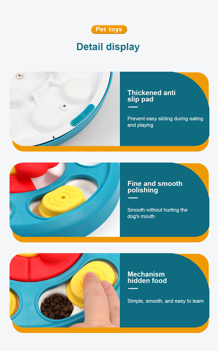  interactive dog puzzle feeder